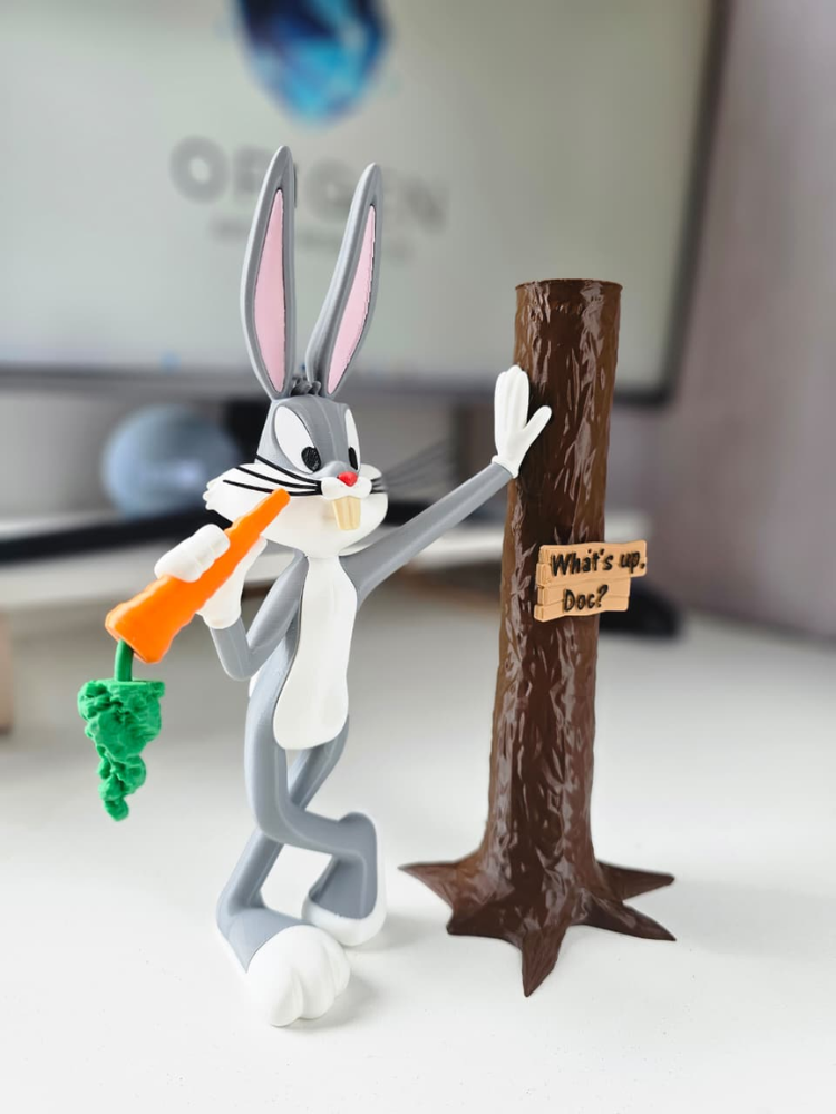 Figura Decorativa Bugs Bunny 27 cm en PLA
