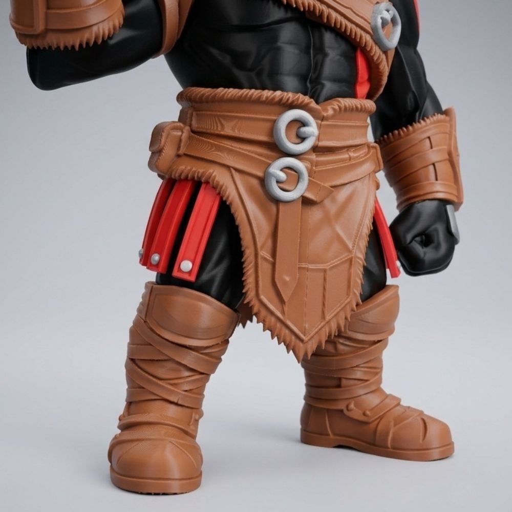 Figura Del Pato Lucas Kratos De 31 Cm De Alto
