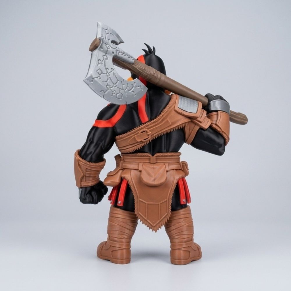 Figura Del Pato Lucas Kratos De 31 Cm De Alto