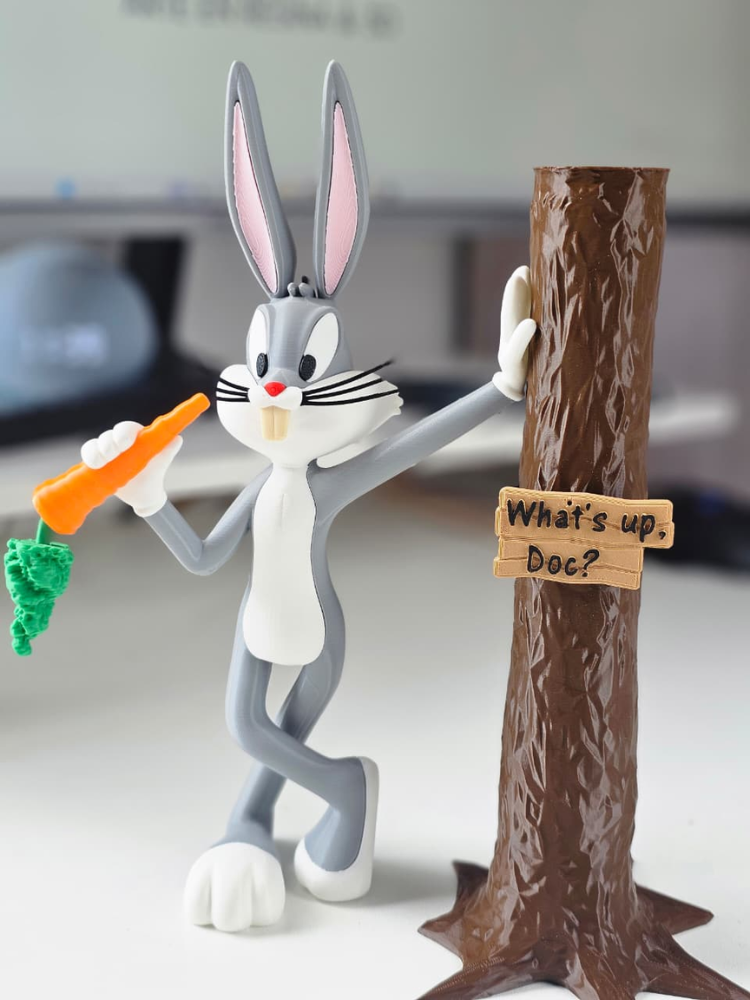 Figura Decorativa Bugs Bunny 27 cm en PLA